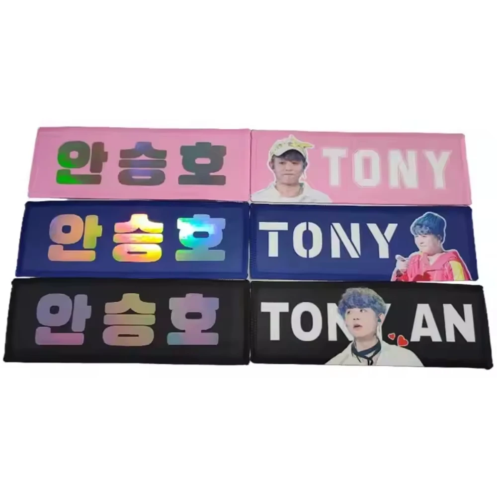 Fabric Banner Custom Logo Personalized Printing Gift Kpop Star Party Concert Birthday Hand Banners Slogan Banner
