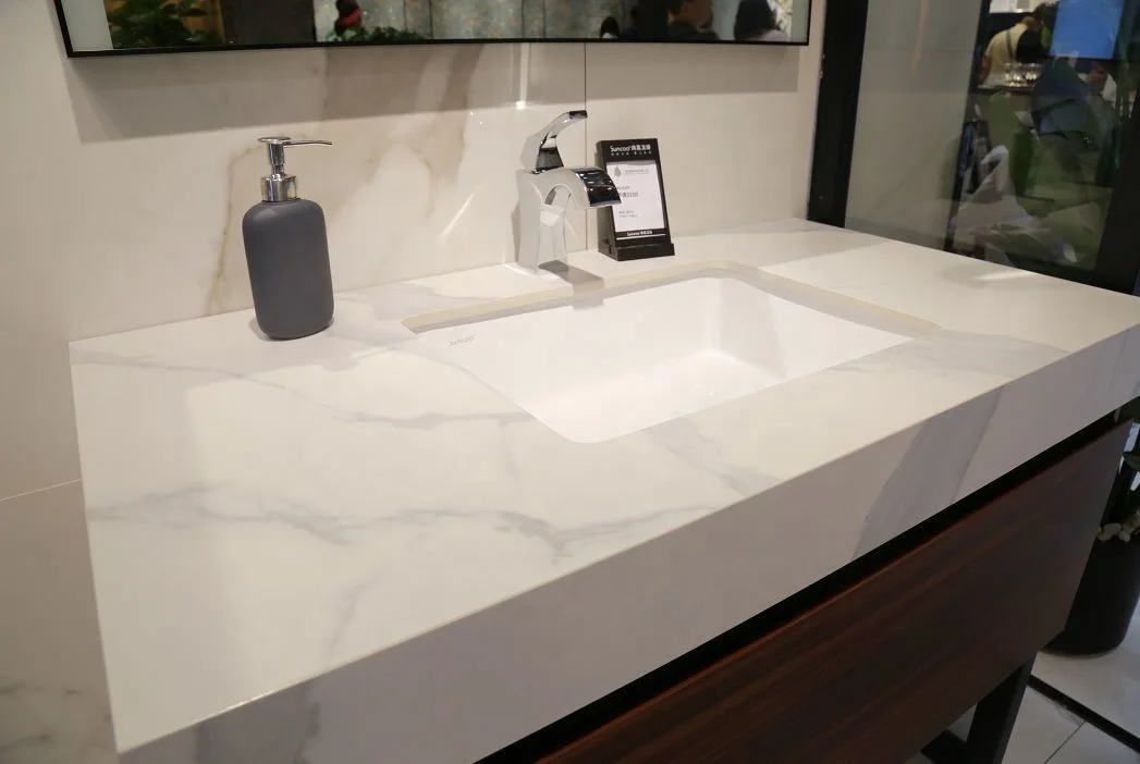 BOTON STONE Custom Made Solid Surface Bathroom Furniture Wash Basin Sink Wall Hung Basin