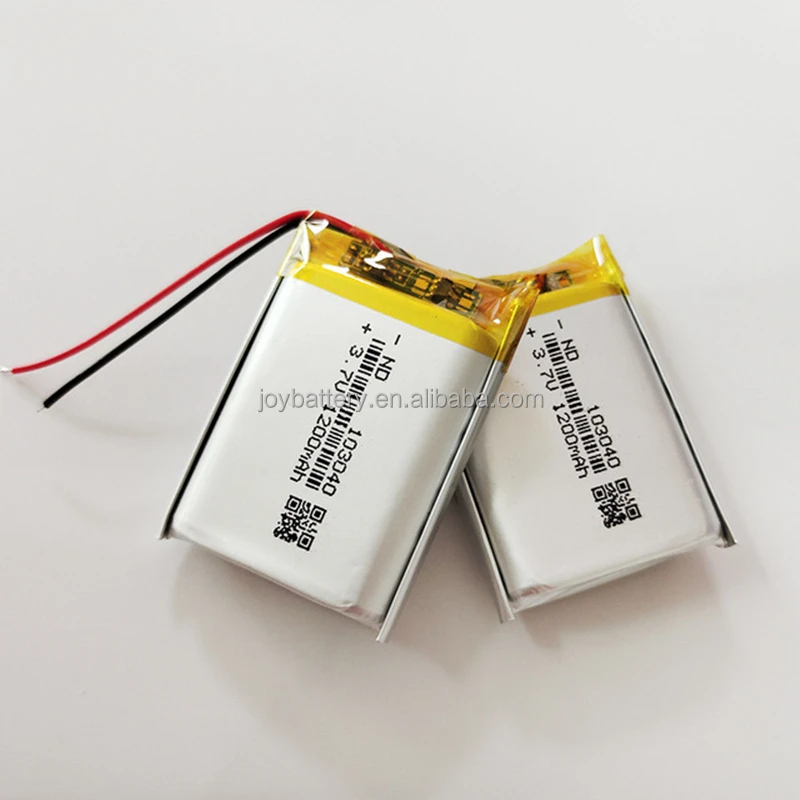 Supply Rechargeable 103040 3.7v 1200mah Li Ion Li Polymer Battery With ...