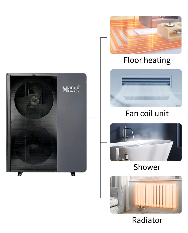 Air to Water Heat Pump, R32, EVI, 9kw-180kw - detail 10