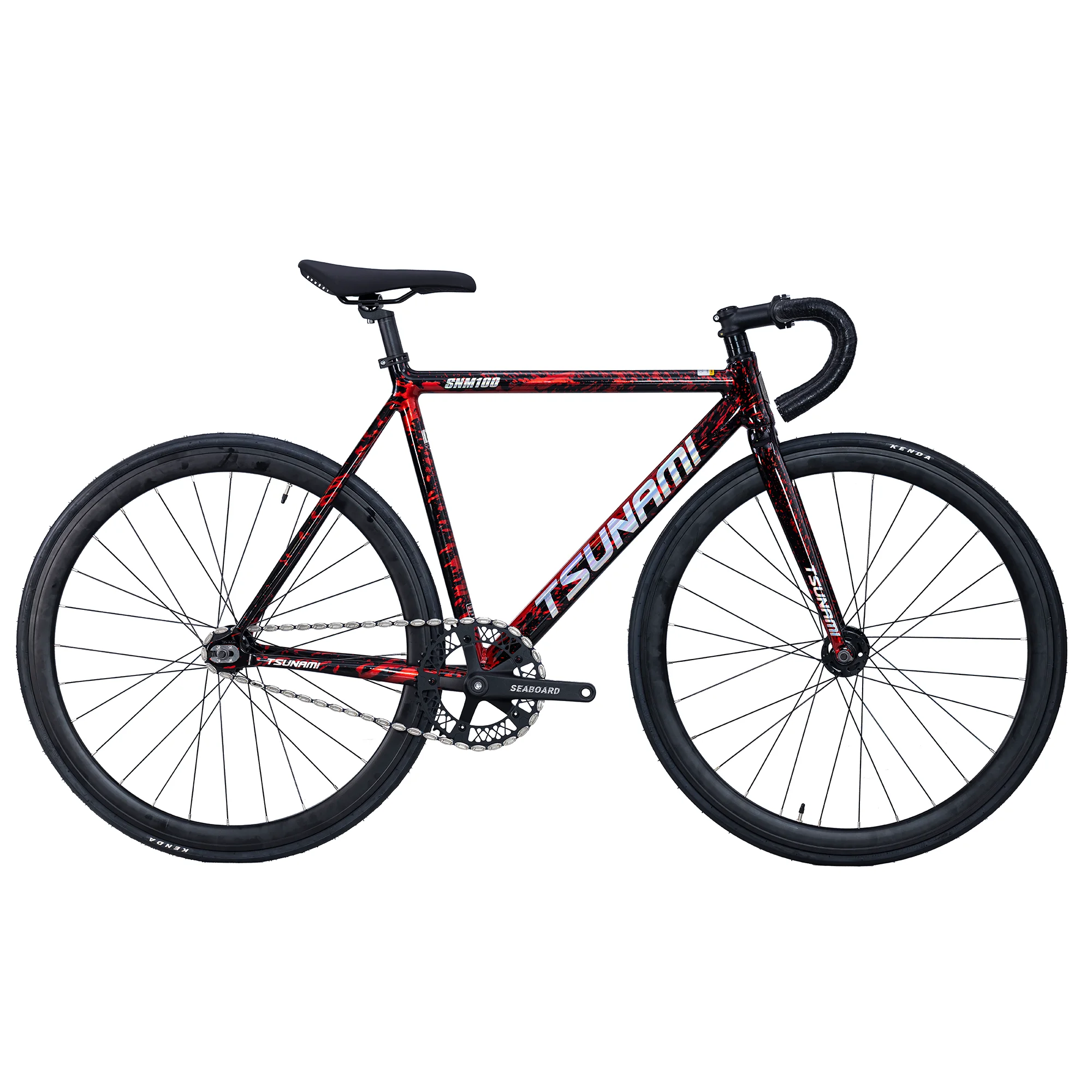 TSUNAMI SNM100 Fixed Gear Bike - Lightweight & Rigid Frame