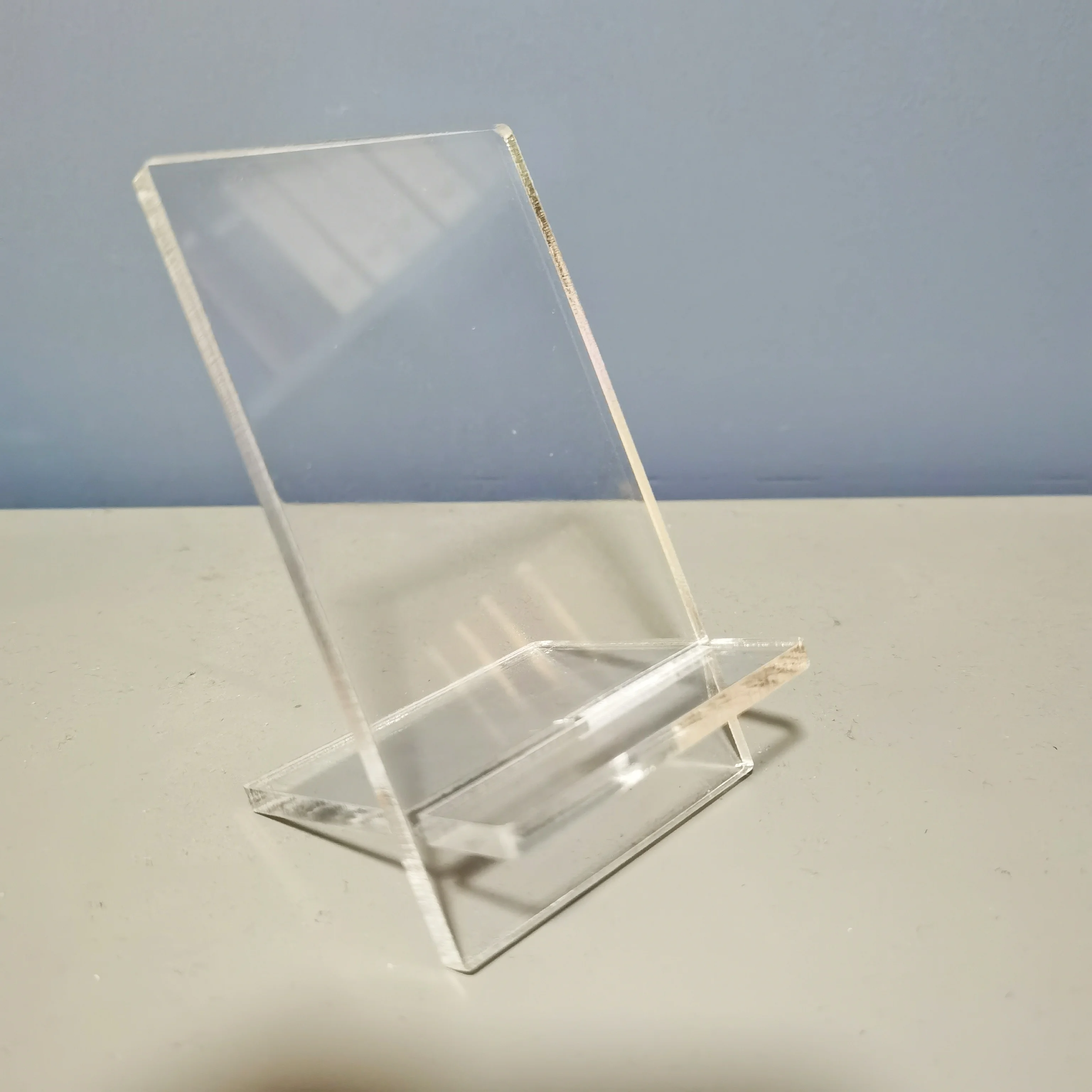 Slot Structure Phone Stand Acrylic Cell Phone Holder Laser Cut Plexiglass Desktop Mobile Phone Holders
