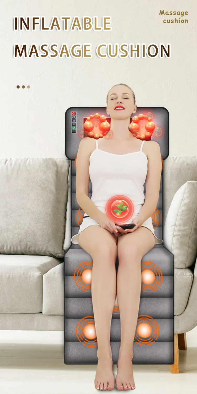 High Quality Kneading Back Relax Vibration Seat Shiatsu Car Home