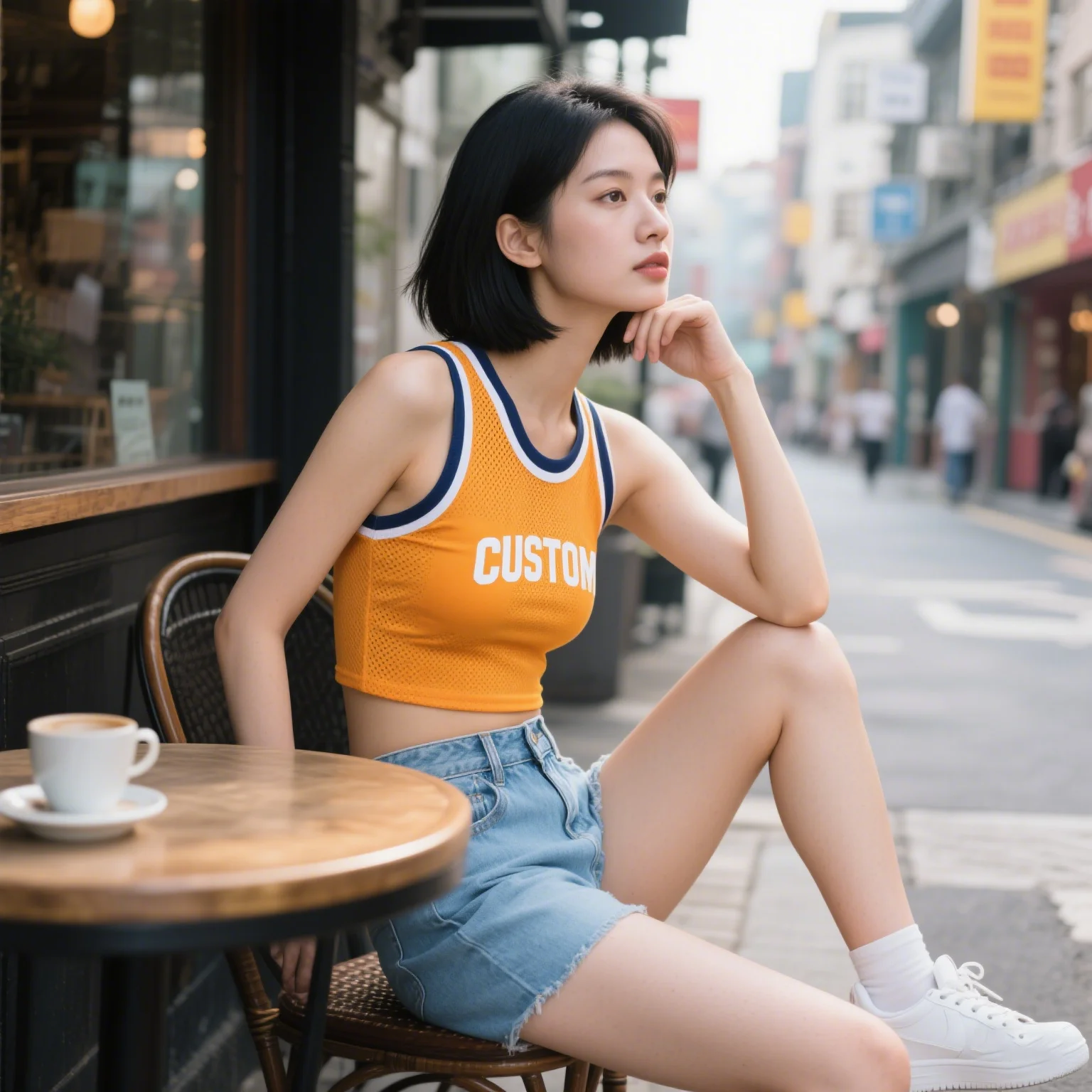 Custom Breathable Mesh Sports Cropped Basketball Tank Top