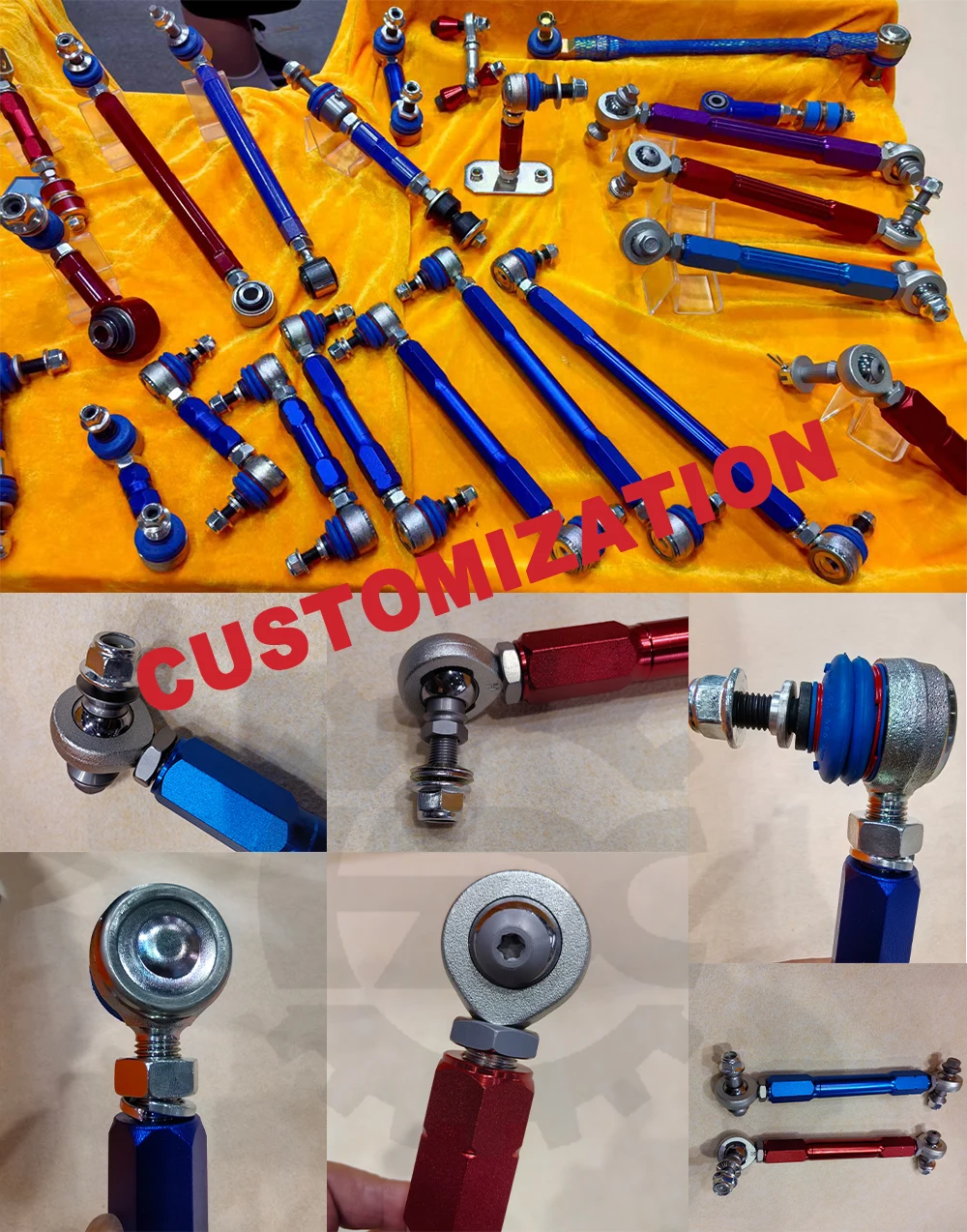 product heavy duty adjustable control arm racing wishbone link for toyota tundra 2007 2022 sequoia 2008 2022-7