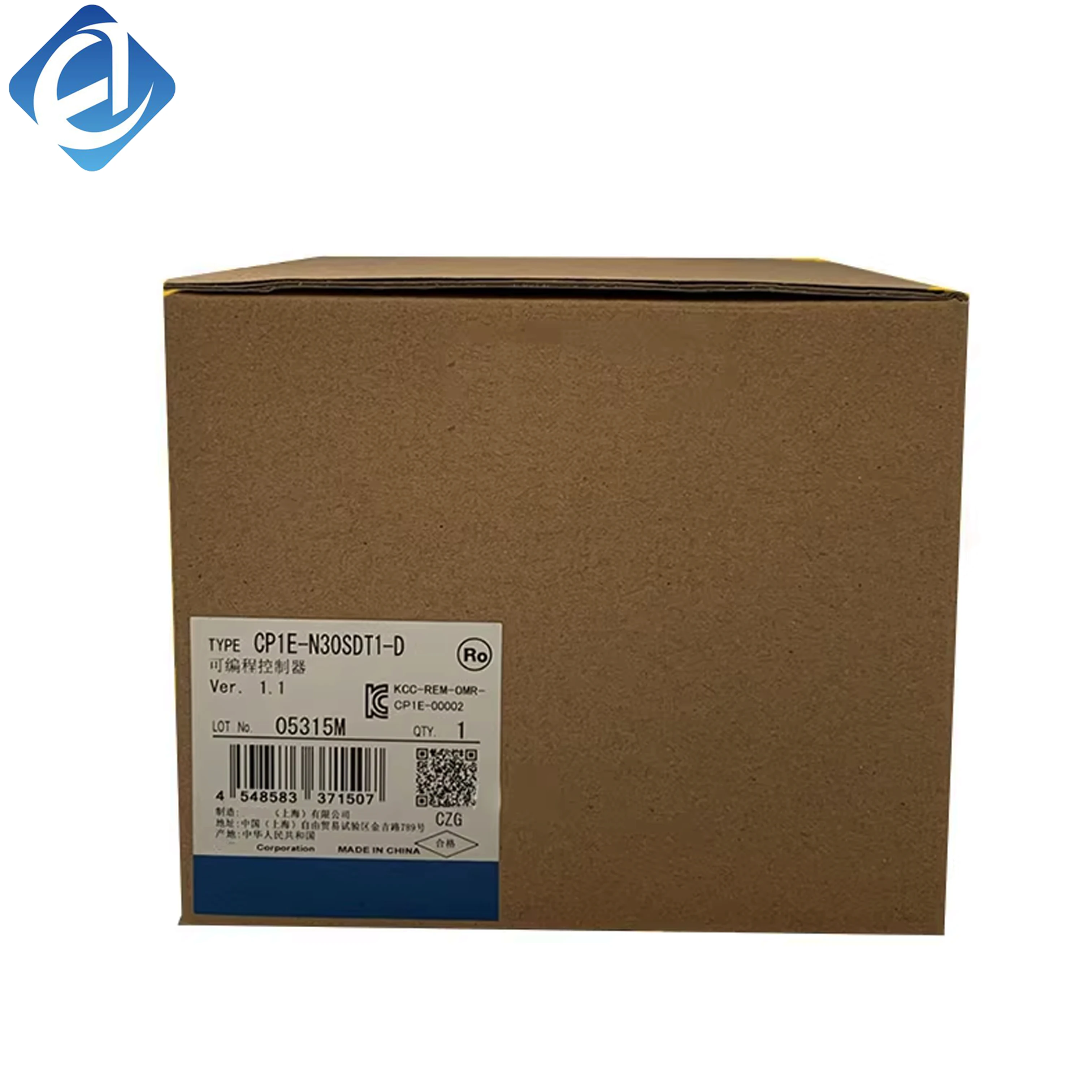 New Original Omron CP1E series compact PLC. 30 I/O points, transistor output, 24V DC power supply, high-speed counting and simple positioning functions. Stable performance, easy programming and installation, widely applied in small automation machines, as