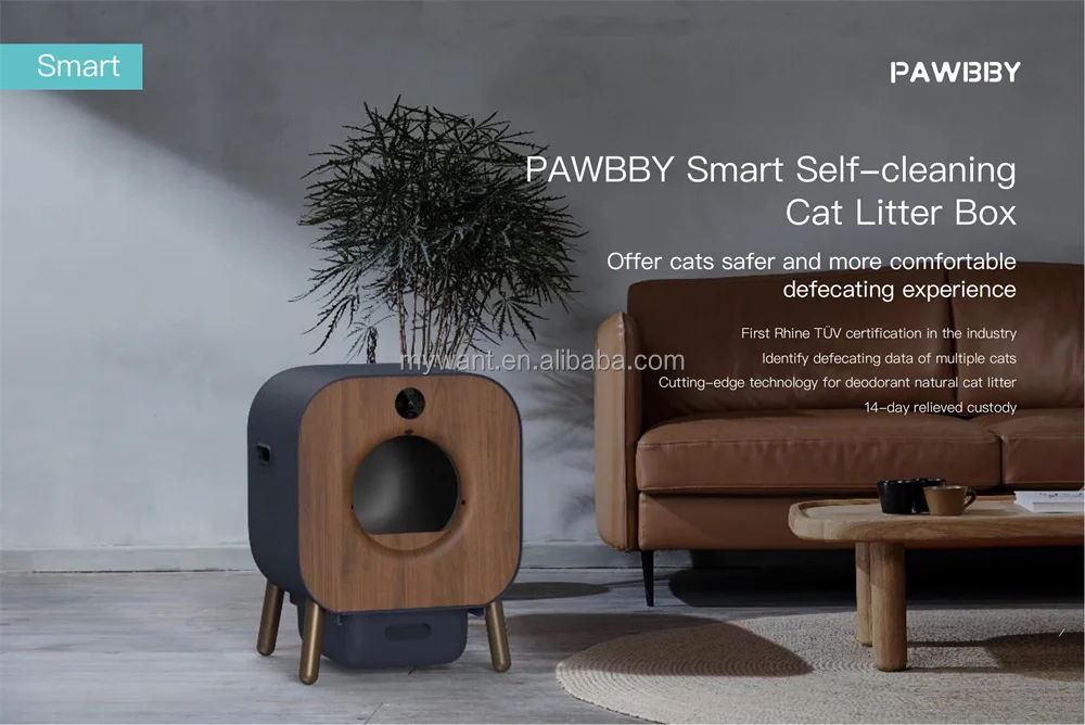 Xiaomi Pawbby Modern Home Style Smart Self-cleaning Cat Litter Box