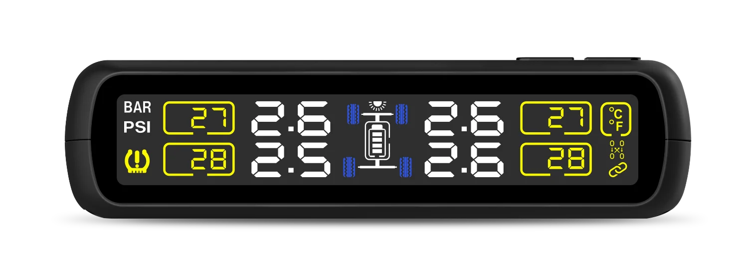 Прямая продажа с завода автомобильная беспроводная система контроля давления в шинах на солнечной