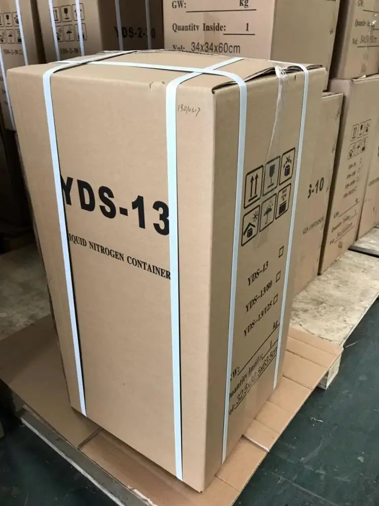 
YDS 13L криогенный контейнер для хранения спермы бычьего рогатого скота, резервуар для удаления жидкого азота для хранения вакцины 