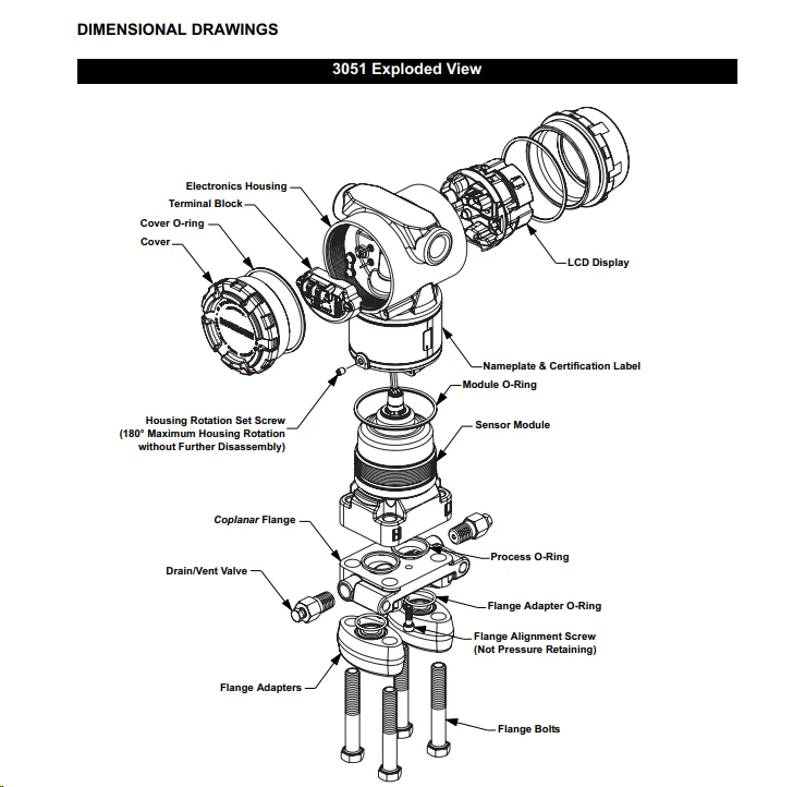 Emerson Rosemount 3051cd Differential Pressure Transmitter Buy
