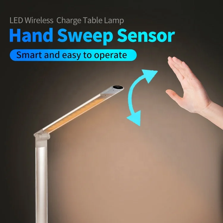 Adjustable Light 3 Level Dimmer Touch Folding Wireless Charger Rechargeable Luxury Table Lamps Led Reading Outdoor 55 Modern 20