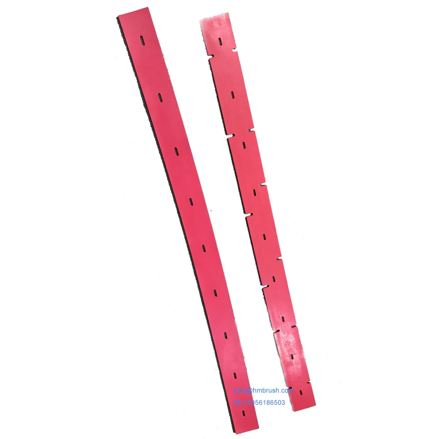 Floor scrubber brush parts squeegee blades rubber for Tennant T300