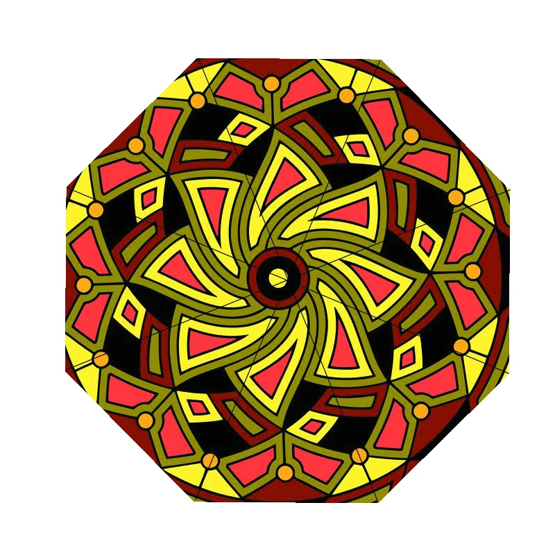 New Design African Print Ankara Umbrella - Automatic Open