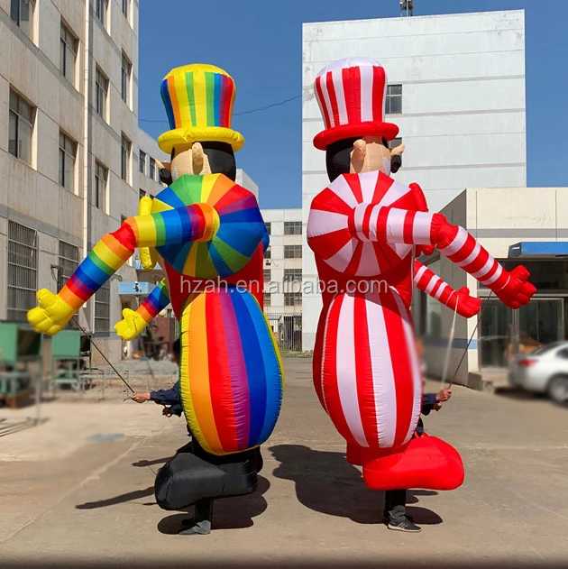 Factory Direct Sale Inflatable Puppet Inflatable Clown Costume, Supply Customize