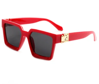 Trendy Luxury Sunglasses Millionair Gafas De Lujo Large Frame Square Pc Men and Women Sh aperçu 8