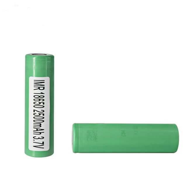 2500mah 3.7v 25R rechargeable high discharge cylindrical cells li ion 18650 battery