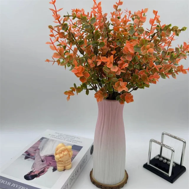 Artificial Plants Greenery Soft Gum Eucalyptus Preserved Flowers and Plants Wedding Decoration