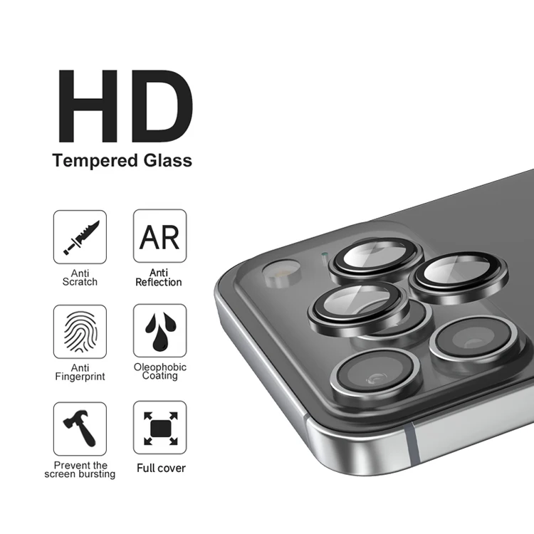 product new design iphone 17 lens screen protector wholesale 9h hd pvd tempered glass screen protector-2