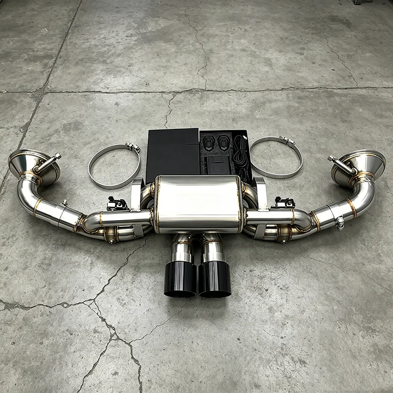1 Valved Catback Exhaust System For Porsche 911 992 992.1 992.2 GT3 RS 4.0L Stainless Steel