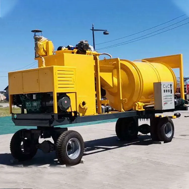 Asphalt Recycle Vehicle Road Repatching Bitumen Truck Mobile Asphalt Regeneration Equipment Road Repair Trailer Mixer