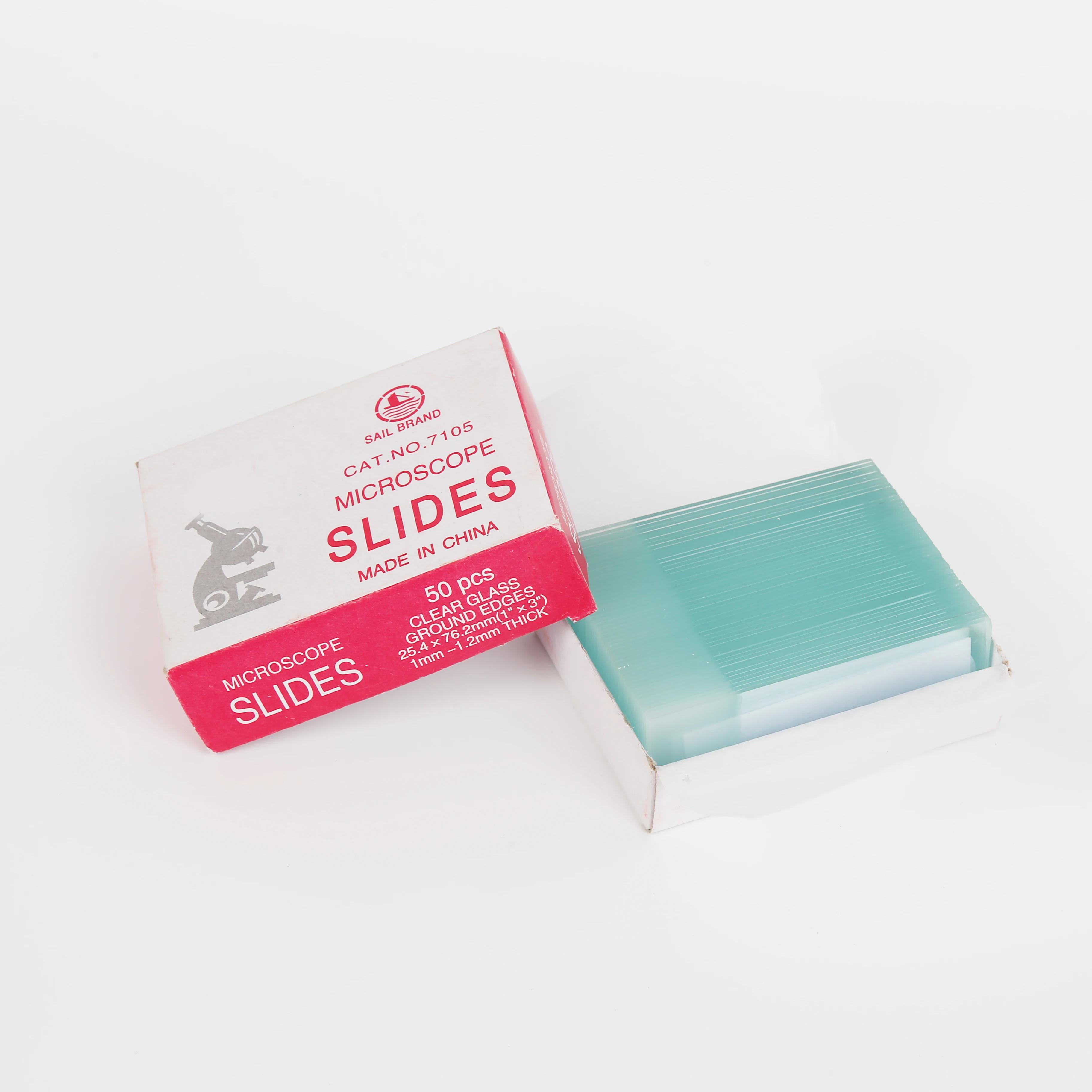 7105 low price Frosted glass slides Frosted slides are sandblasted for marking specimens