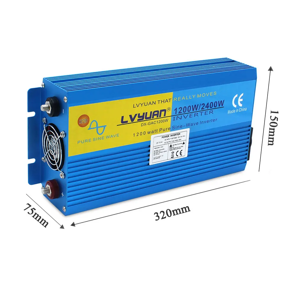 Alibaba.com: Lvyuan TY-1200W-12-220-EU-ZX Pure Sine Wave Power