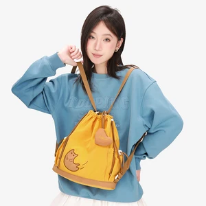 NOXXON Simple Casual Travel Sling Bag Solid Color Custom Shoulder Bag Hobo Drawing Bag with Small Pendant for Daily Life