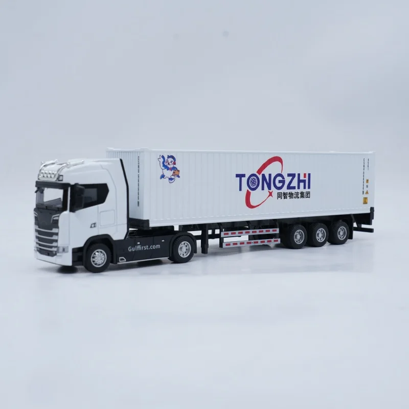 【LAC】O.A.S Container Model Factory Shipping Gift Customized 1:50 KHGJ Alloy Material Truck Toy Scale Model