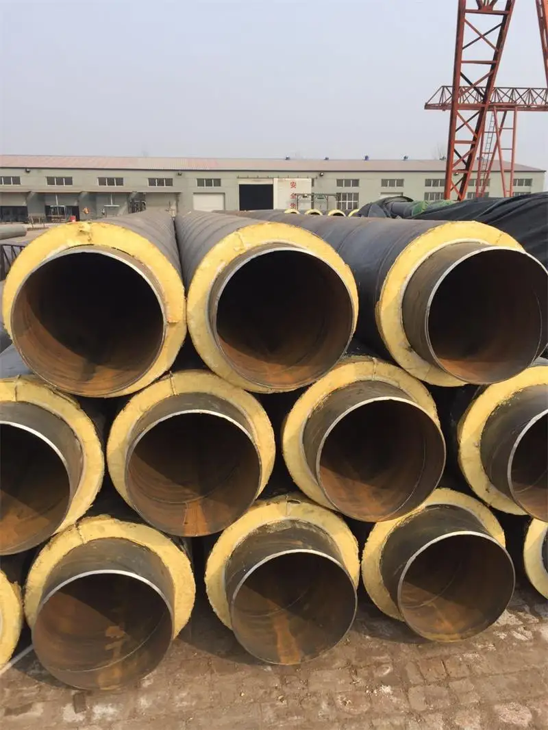 P235JH HDPE Polyurethane Foam Thermal Insulation Direct Buried ERW SAW Steel Pipe for Pipeline