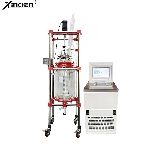 glasreaktor polymerisationsreaktionsbeholder