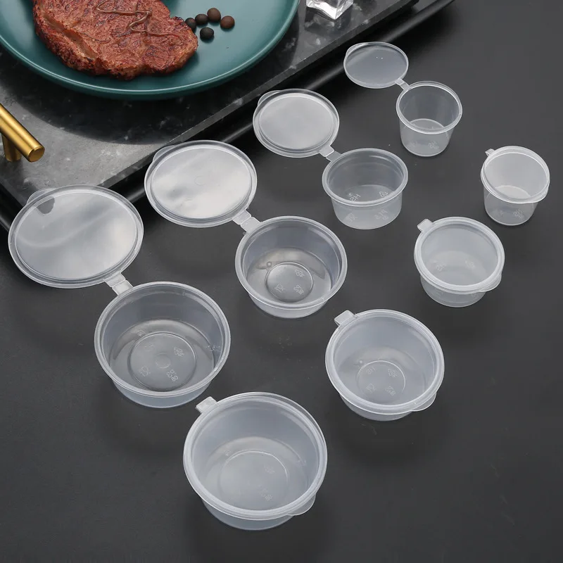 1.5oz Sauce Cup Container Small Bowl Plastic Snack Butter Dipping