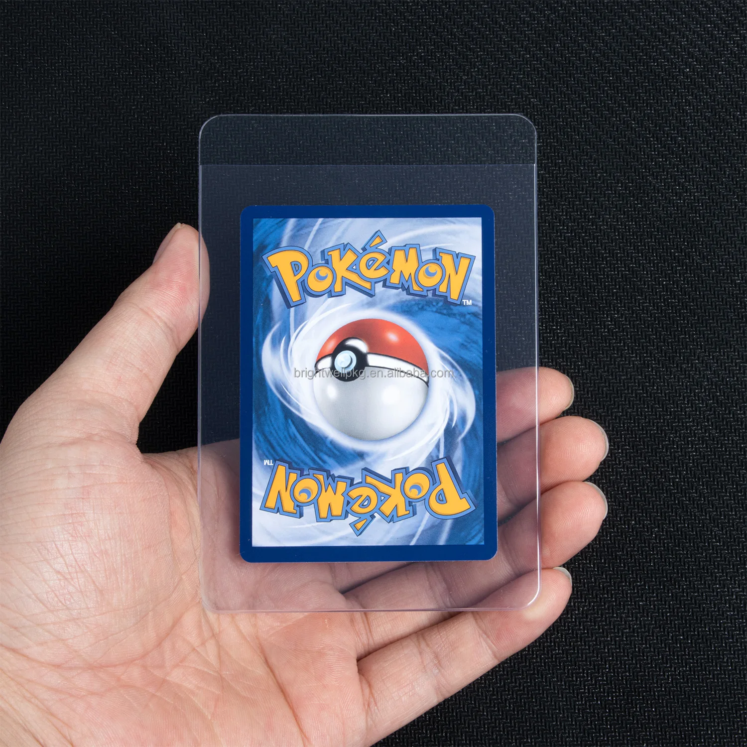 card saver 1 pokemon 1,5 - 80x109mm for Pokmon, Magic The Gathering and Yugi-Oh cards Custom Logo Ultra Clear Semi
