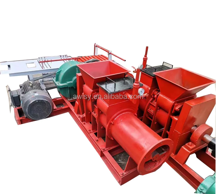 Automatic Vacuum Bricks Extruder Soil Mud Ceramic Earth Red Price Solid