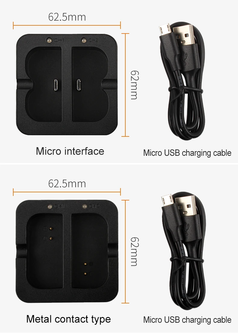 RingTeam RV4 Battery USB Charger for Ring Doorbell 3 Ring Video Doorbell 2 Ring Spotlight Camera Stick Up Camera supplier