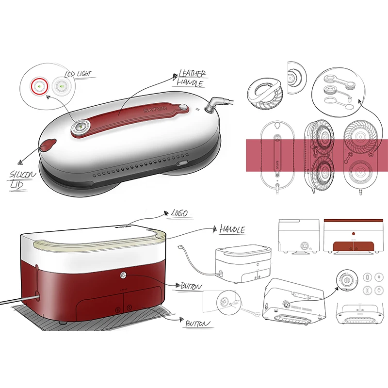 SATUO Smart Home Appliances Robot for Window Cleaning