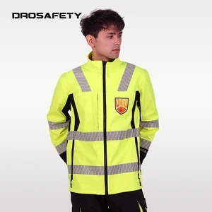 Cheap Lined Fleece Flame Retardant Hi Vis Workwear Safety Outdoor Work Jacket