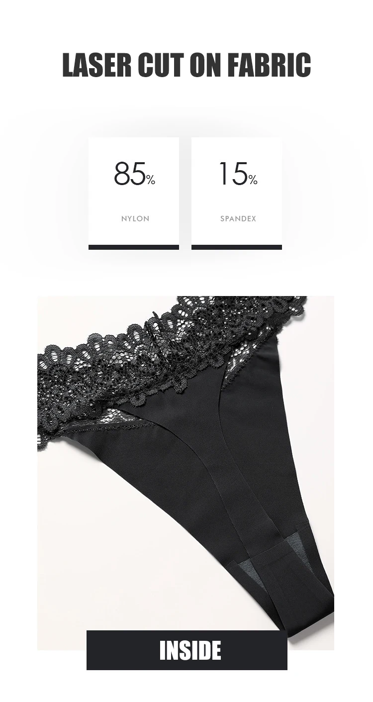 Ladies Girls Seamless Tight Thong Panties Seamless Gstring Briefs