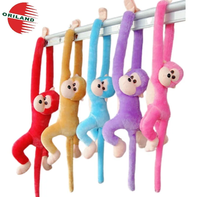Colorful Long Arm Monkey Child Soft Plush Doll Lovely Stuffed Animal Toys hot 