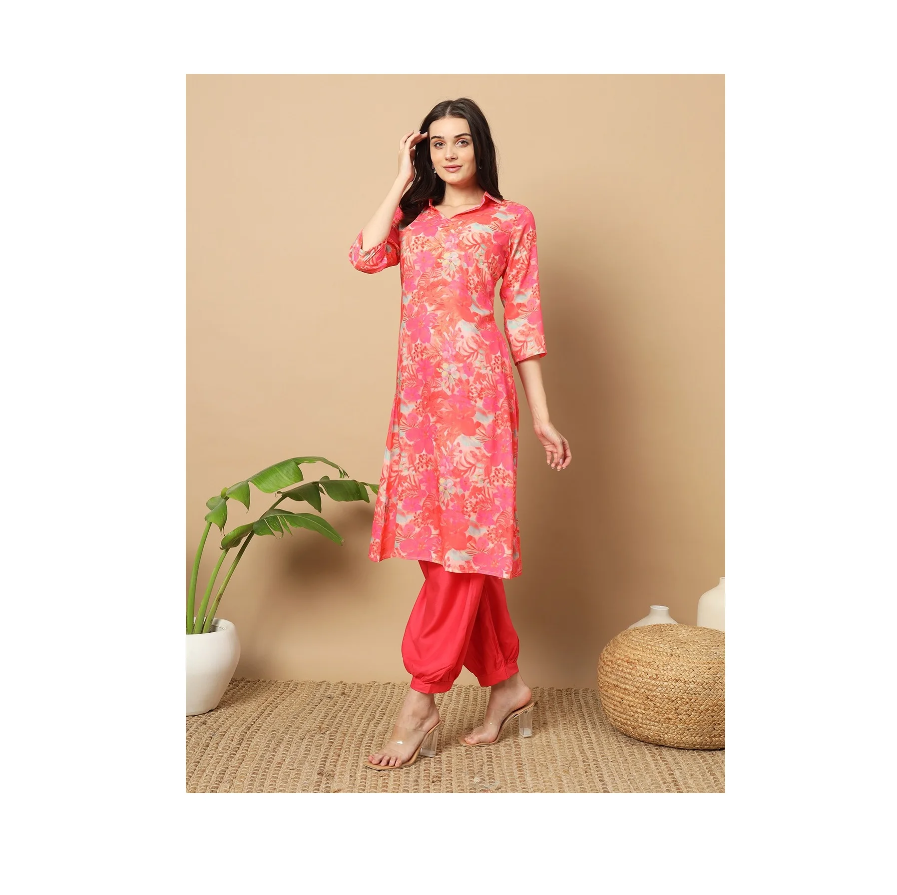 New Trendy Design Printed Muslin Kurta and Patiala Collection for Women Casual Wear at Affordable Price