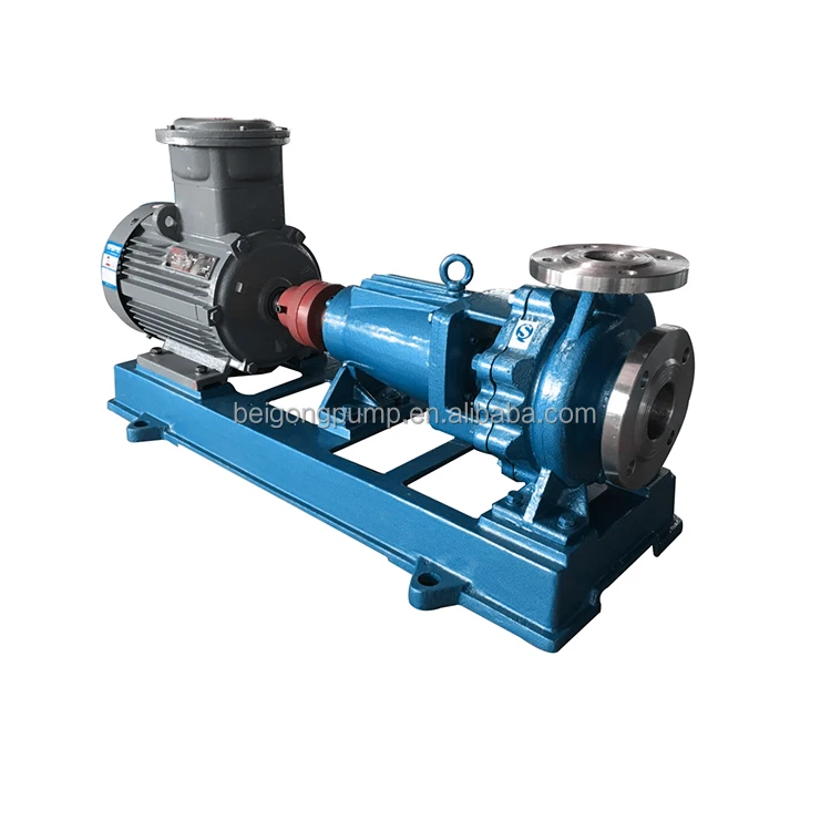 IH Series Horizontal Centrifugal Pump Single Stage End Suction Pump Stainless Steel Chemical Pump