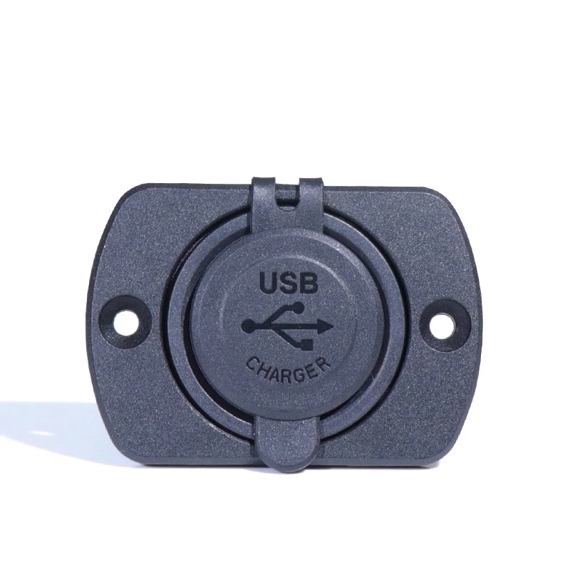 USB 3.0 in-car Chargers Car Socket Dc12v USB Charging Port Panel Mount 5v3.1a Dual USB Socket