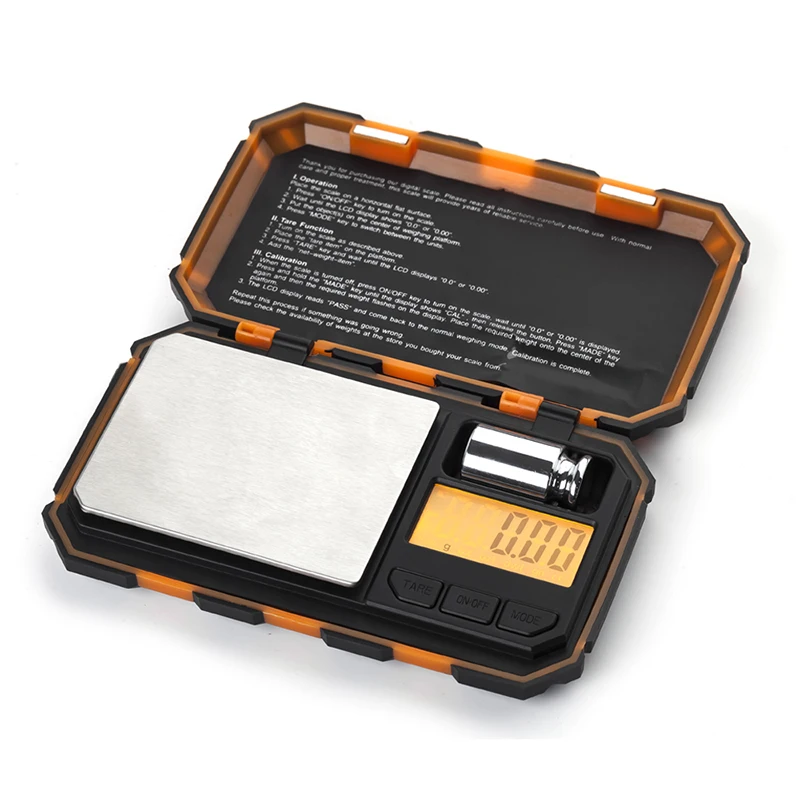 ThreeH Draagbare Precisieschaal – 200g / 0,01g, Autosleuteldesign, Met LCD-scherm, Voor Sieraden, Voedsel En Medicijnen