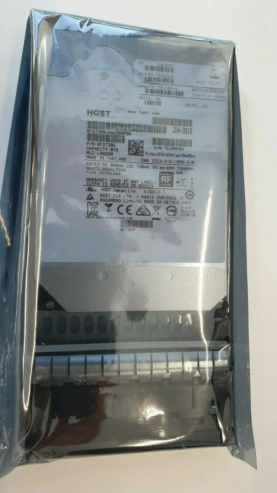 Netapp X318A-R6 8TB NL SAS 7.2K 12gbps - Reliable Storage