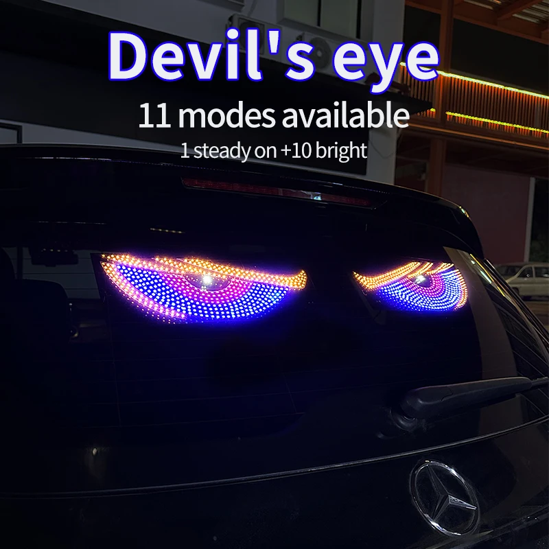 Flexible LED Light Strip 2Pcs Devil Eyes Light For Cars | LED Eyes For