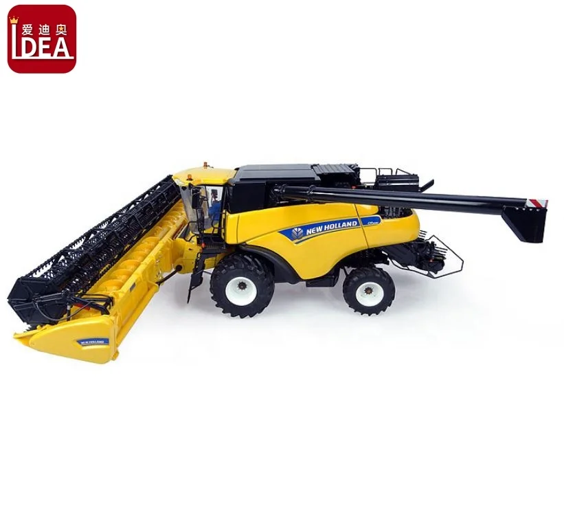 New Custom 1:50 Scale Reaper Binder Diecast Toys Small Combine Harvester OEM