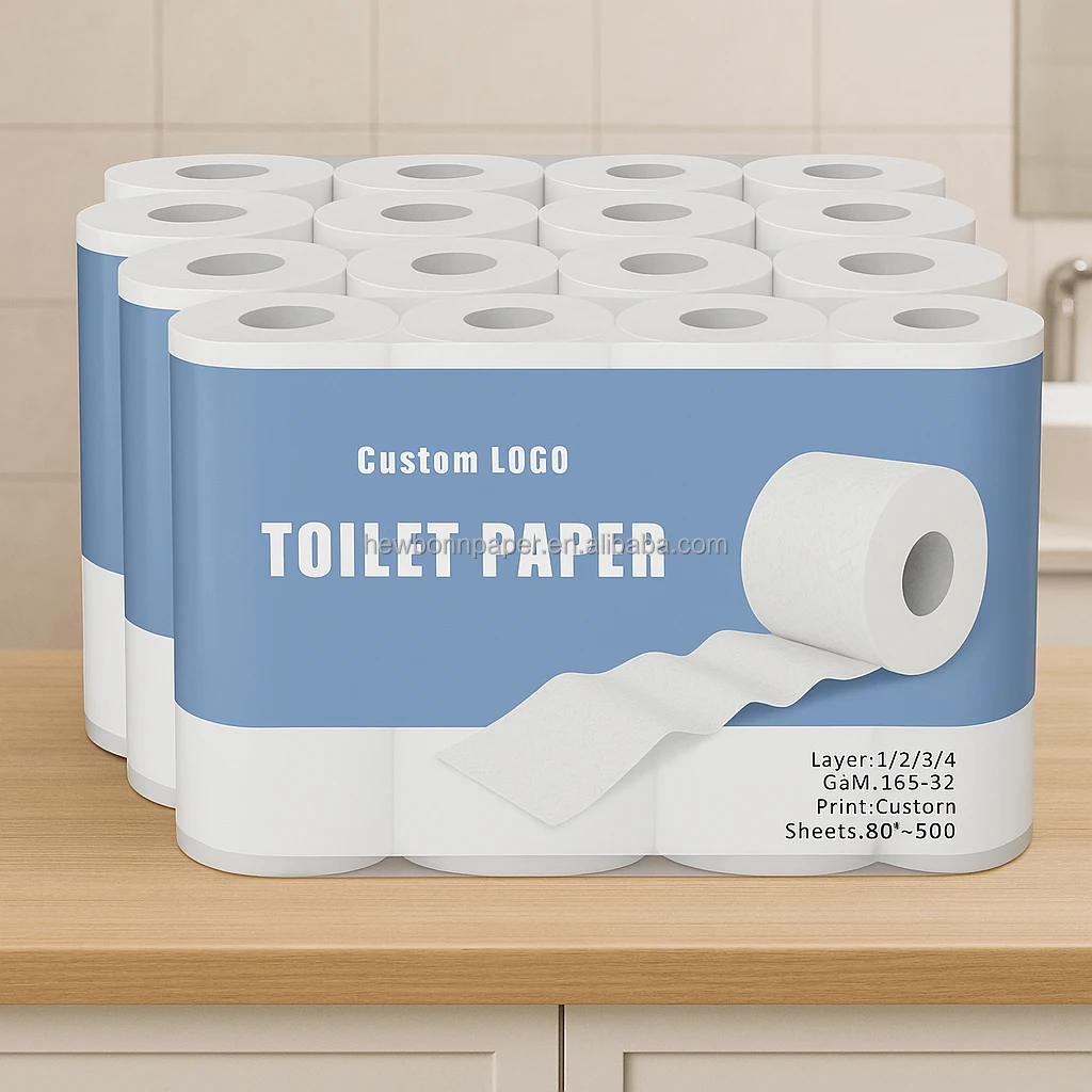 カスタマイズされた安い36パックトイレットペーパー2ply3plyバルク