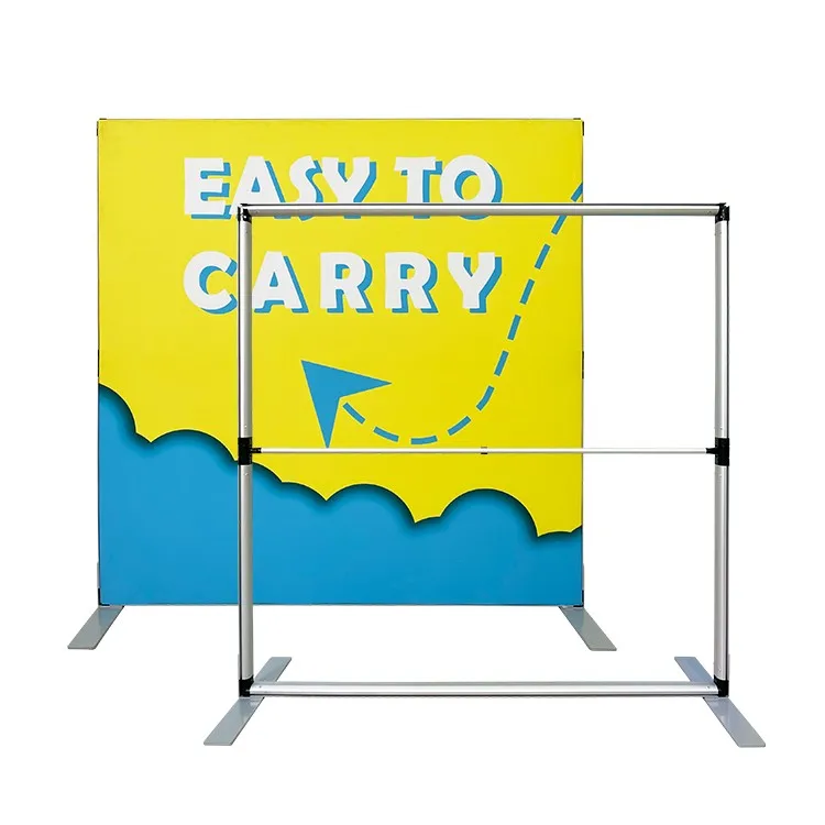 Single side tension fabric graphic 3x6 exhibition display backdrop modular aluminum 10x20 trade show booth portable to carry supplier