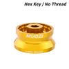 Llave hexagonal / sin rosca - Dorado