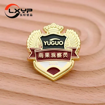 Manufacturer customized metal pin magnet badge cartoon animation soft Enamel Lapel Pin company corporate logo hard enamel pin