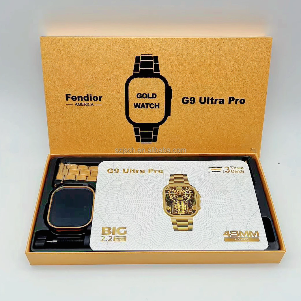 G9 Ultra PRO Gold Color Edition Smart Watch Series 8 Smartwatch Montre  Relogio Reloj Inteligente Ws09 G9 Ultra Max - China Watch and Smart Watch  price